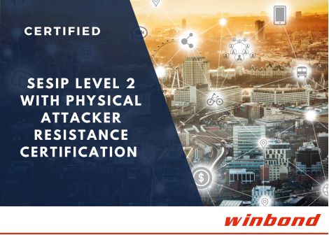 通过SESIP 2级认证 华邦W77Q安全闪存将进一步保障物联网设备安全